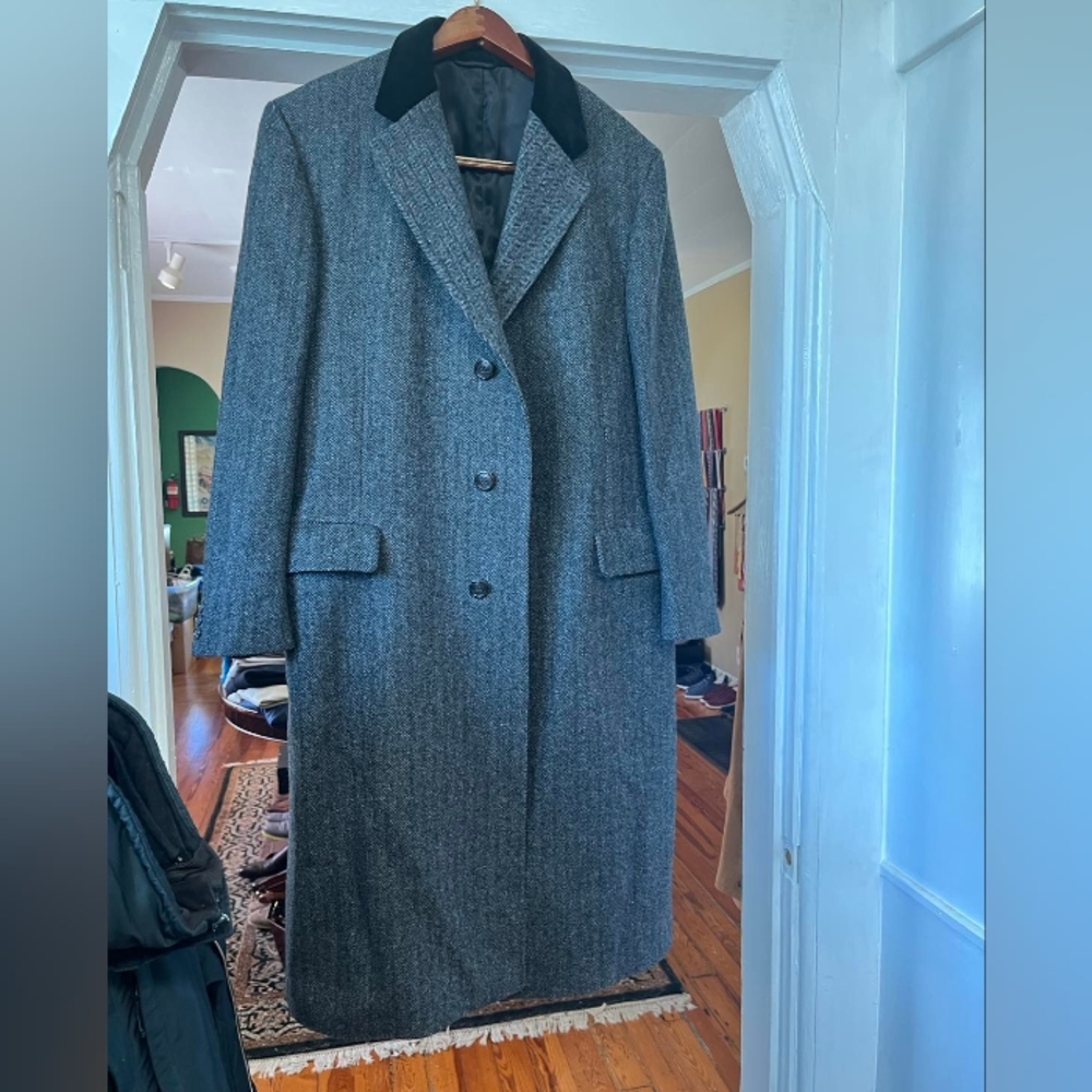 Saks 5th Avenue private label overcoat